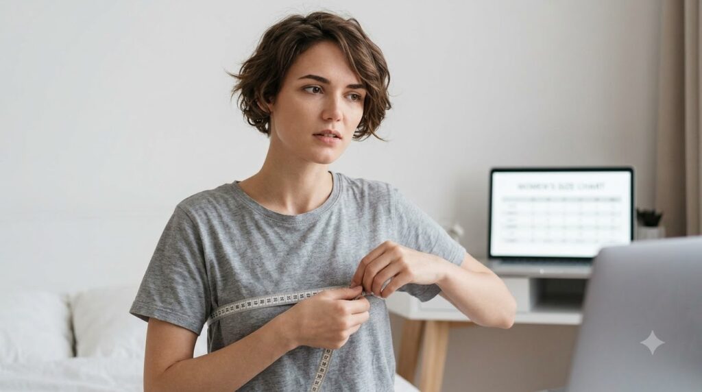 bảng size áo sơ mi nữ - hướng dẫn