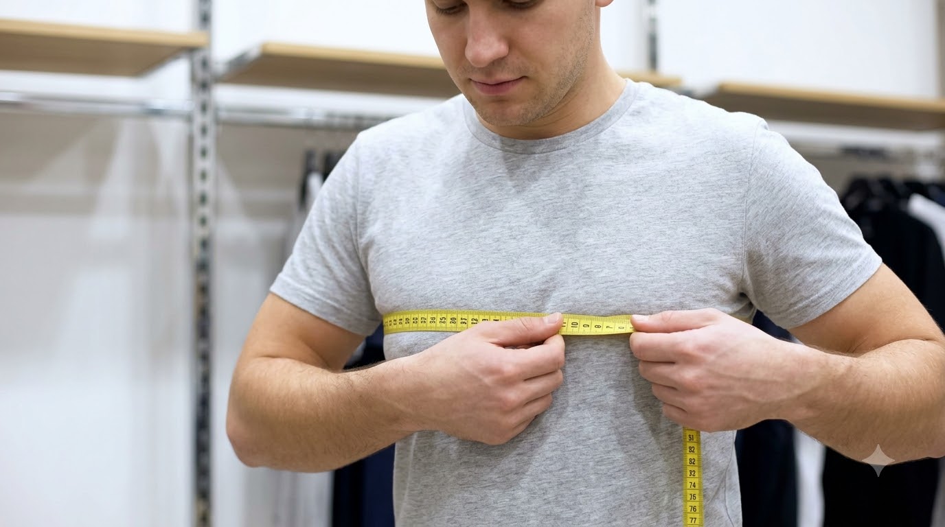 bảng size áo thun nam - tổng quan và chuẩn bị