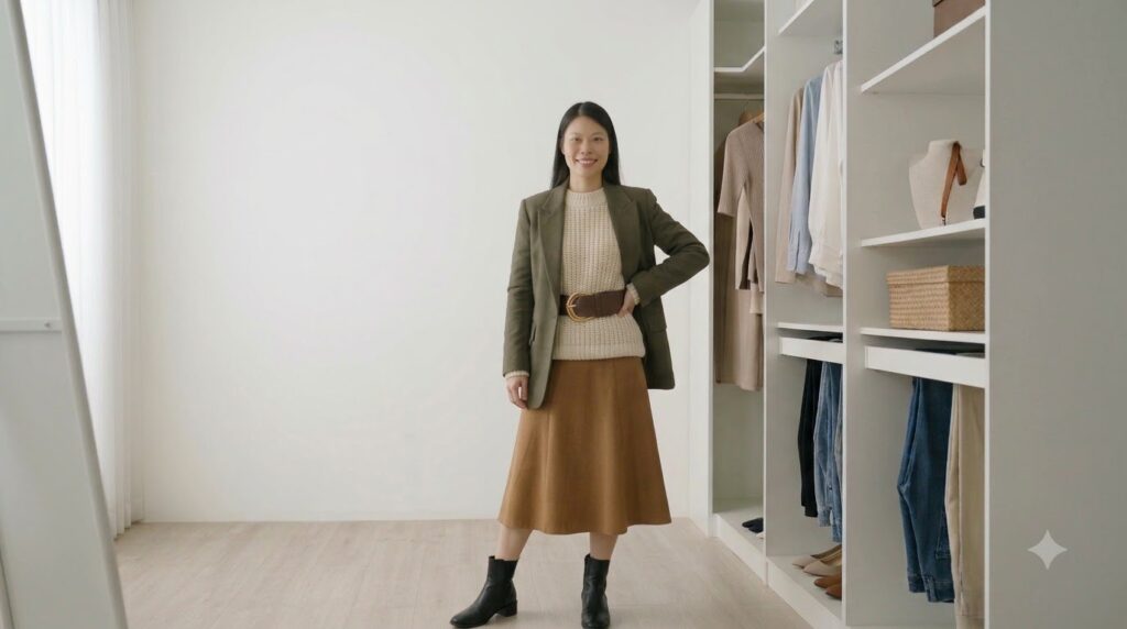 Cách phối đồ cho nữ gầy tạo tổng thể cân đối 1 cách phối đồ cho người gầy nữ - hướng dẫn