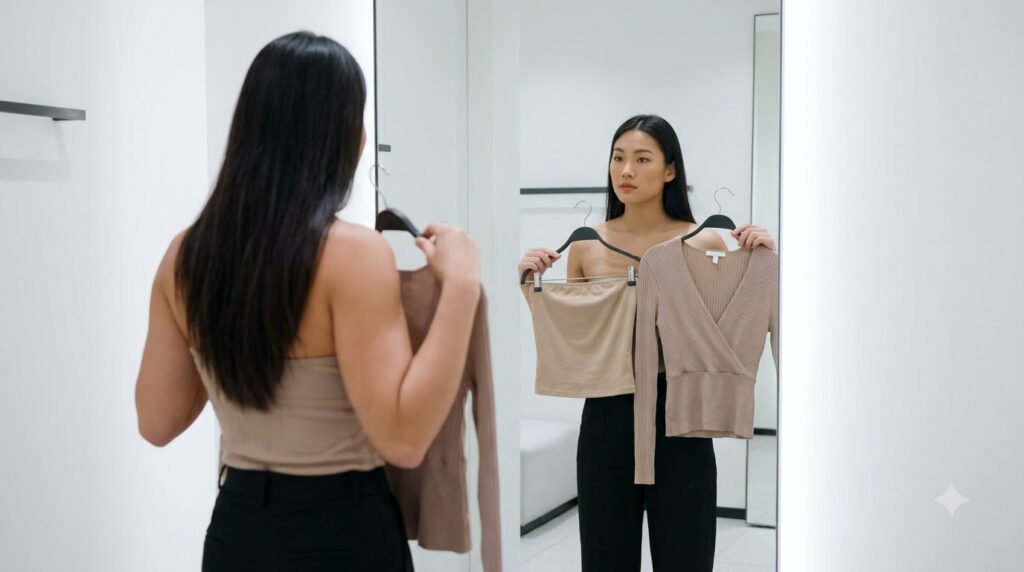 Cách phối đồ cho nữ vai rộng cân bằng phần thân trên 8 cách phối đồ cho nữ vai rộng - hướng dẫn