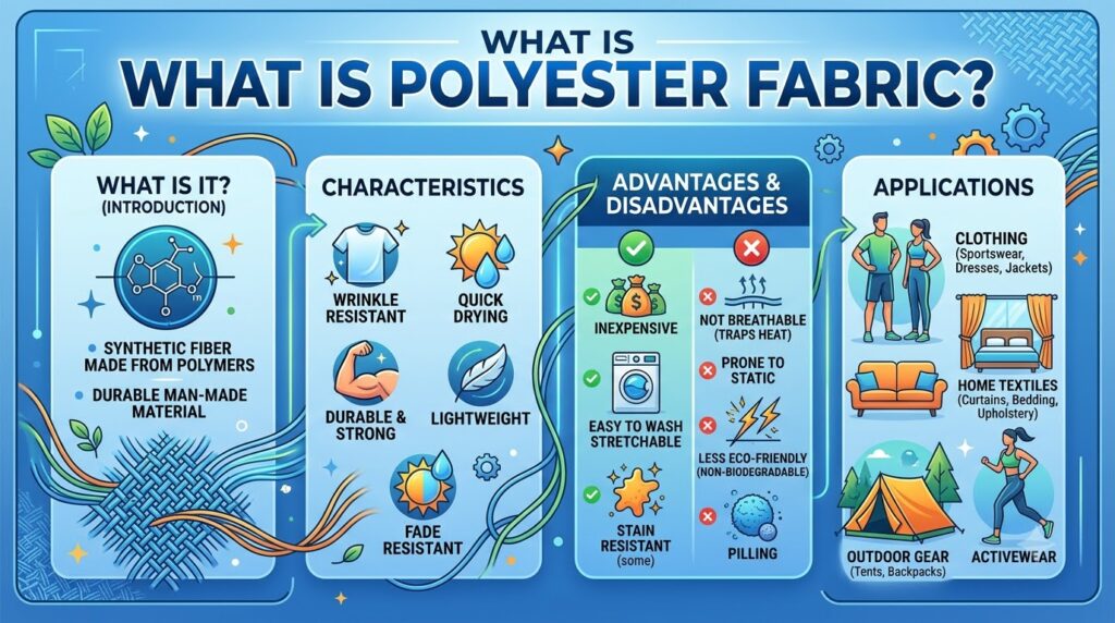 vải polyester là gì - các bước thực hiện chi tiết
