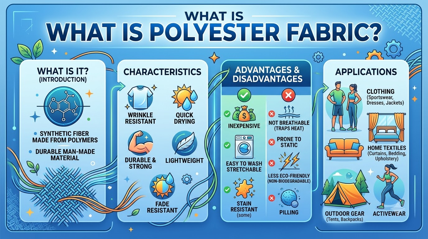 vải polyester là gì - các bước thực hiện chi tiết