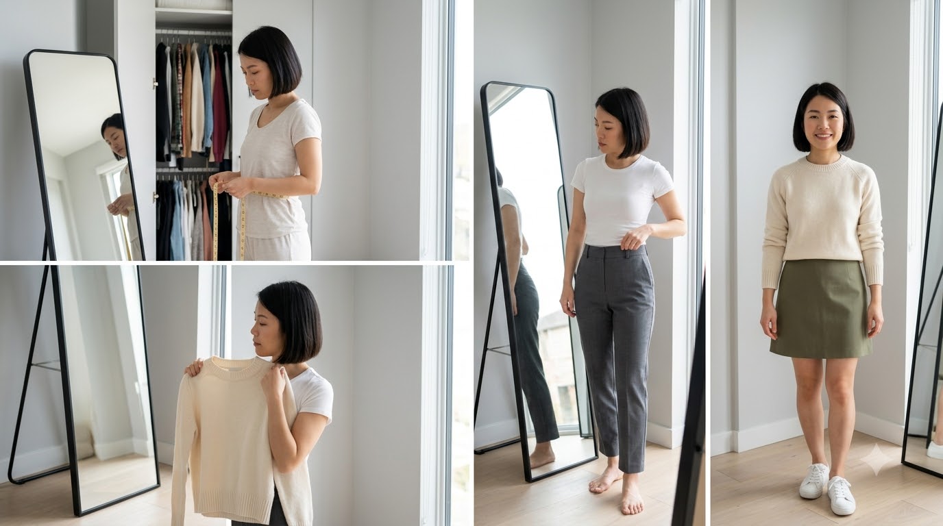 Cách chọn size quần chuẩn xác cho vóc dáng 1m52 52kg Cách chọn size quần chuẩn xác cho vóc dáng 1m52 52kg