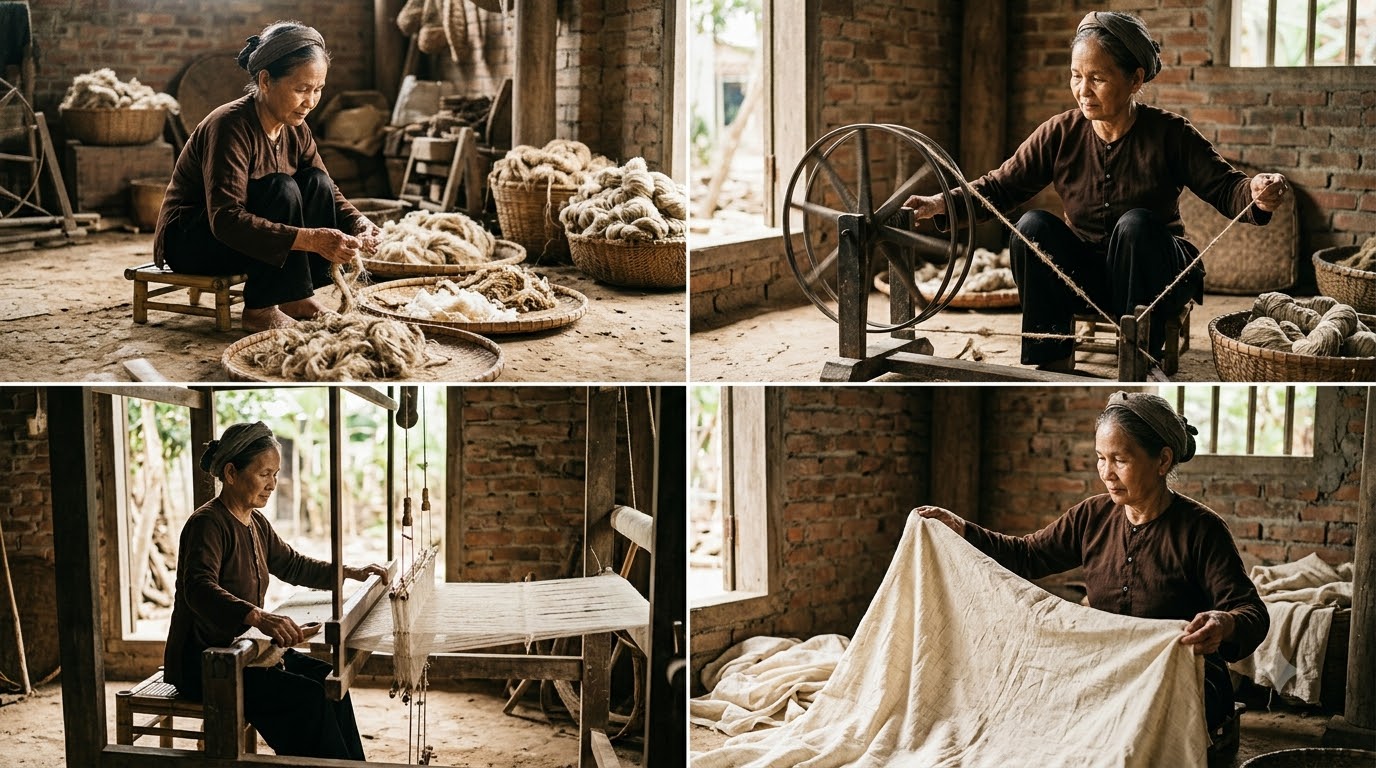 Đánh giá chi tiết ưu điểm và nhược điểm của vải đũi là gì