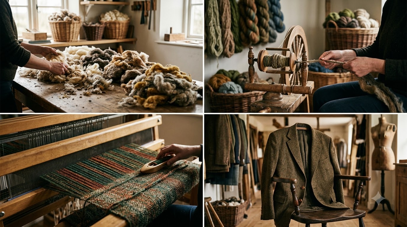 Ứng dụng thực tế của vải tweed trong đời sống